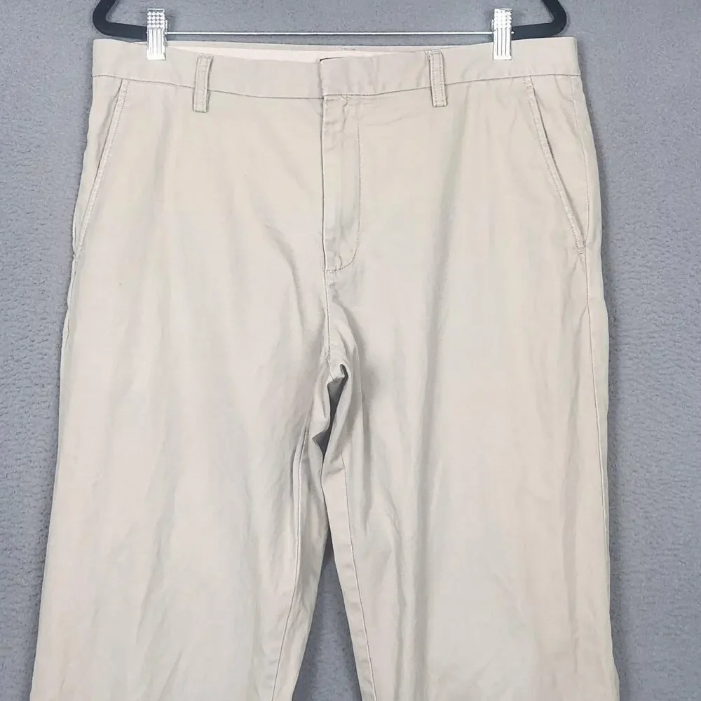 Banana Republic Pants Mens 36x34 Beige Dawson Chino 100% Cotton Casual Classic
